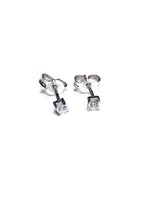 Orecchini Stocco Gioielli in Oro bianco Zircone ORS 68 - ORS 68